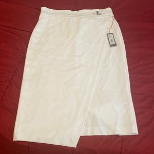 NY&C asymmetric cream skirt